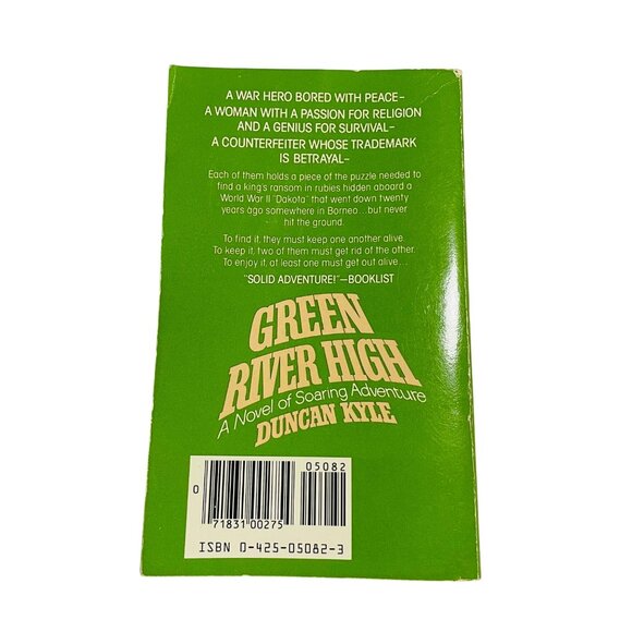 Green River High By Duncan Kyle Berkley Paperback Book 1981 Vintage - Picture 3 of 6